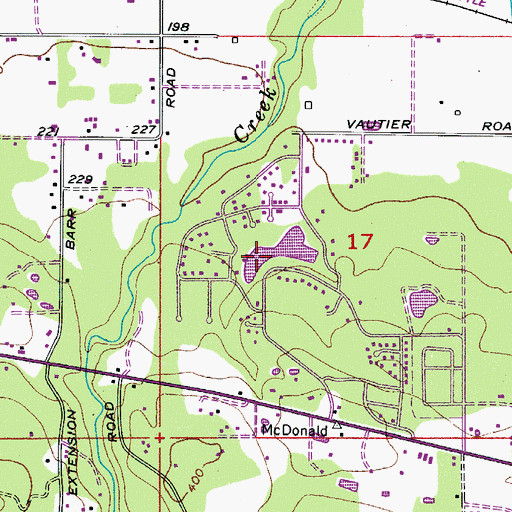 Topographic Map of Solmar Lake, WA