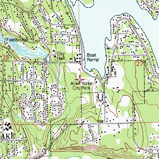 Topographic Map of Lake Tapps Dike Number 13, WA