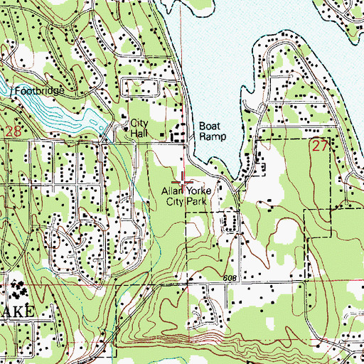 Topographic Map of Lake Tapps Dike Number 13, WA