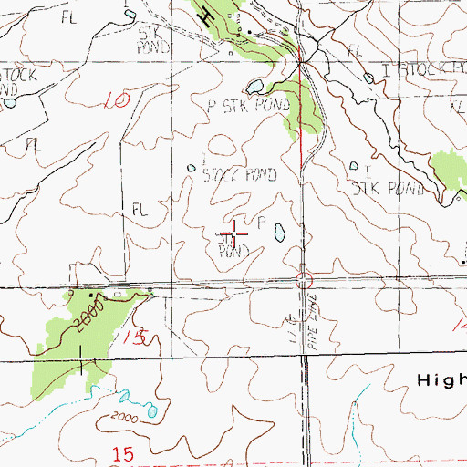 Topographic Map of Mark Res Dam, WA