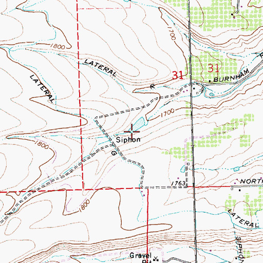 Topographic Map of Stevenson Dam, WA