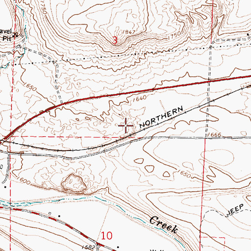 Topographic Map of Reisenauer Dam Number One, WA