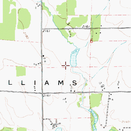 Topographic Map of Lenhard Reservoir, WA