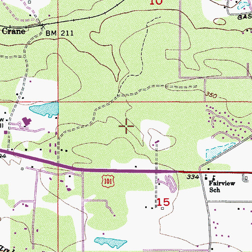 Topographic Map of Dutro Dam, WA