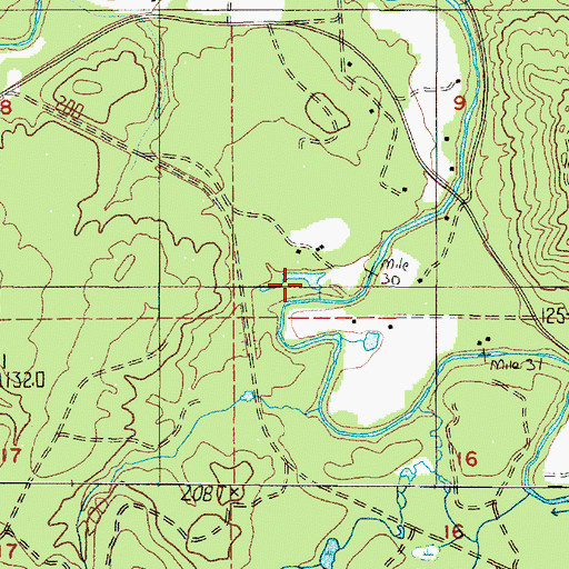 Topographic Map of Oestreich Dam, WA