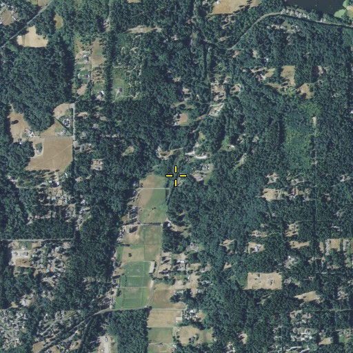 Aerial/Satellite Image of Olufson Dam, WA