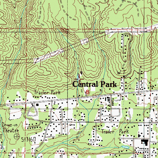 Topographic Map of Bigelow Dam, WA