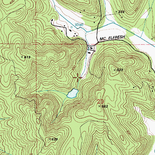 Topographic Map of Kyte Dam, WA