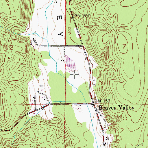 Topographic Map of Witter Dam, WA