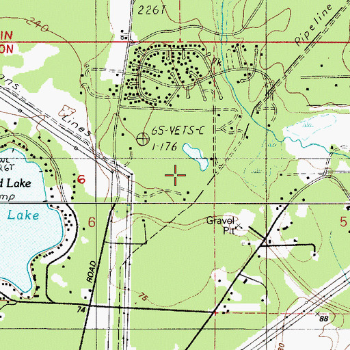 Topographic Map of Rosand Dam, WA