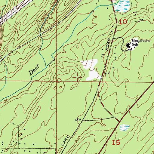 Topographic Map of Courner Dam, WA