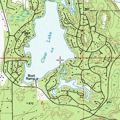 Topographic Map of Muskrat Dam, WA