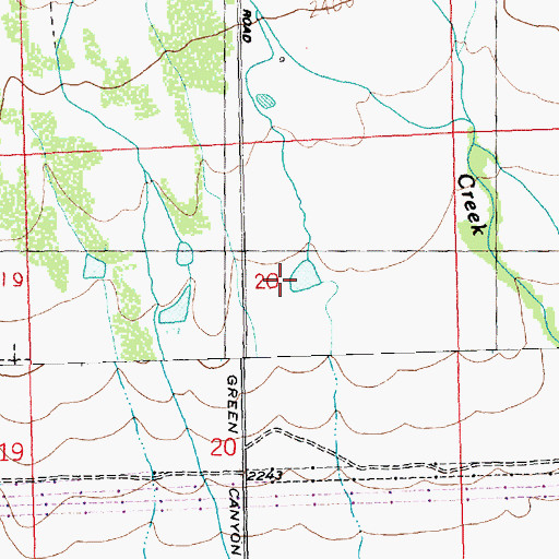 Topographic Map of Reimer Pond, WA