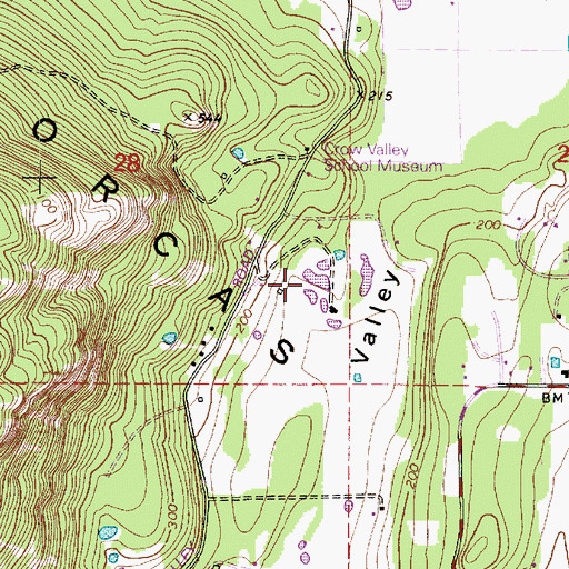 Topographic Map of Tourtleback Lake Dam, WA