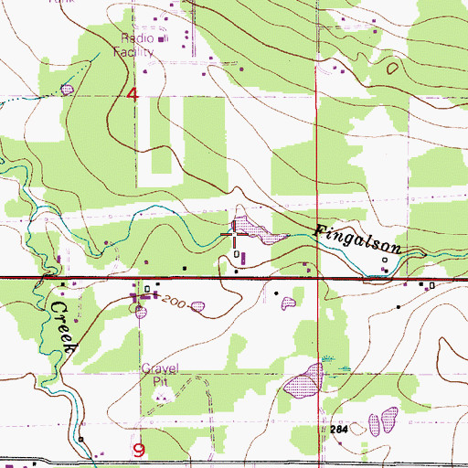 Topographic Map of Smrekar Reservoir, WA