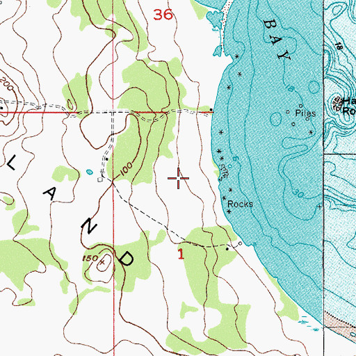 Topographic Map of Gould Dam, WA