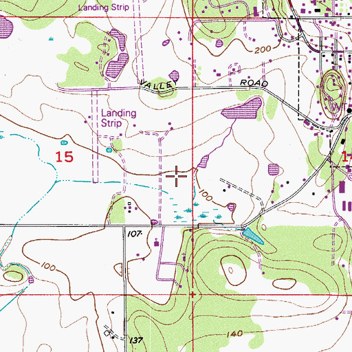 Topographic Map of Sundstrom Dam, WA