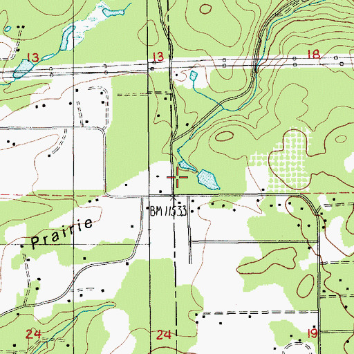 Topographic Map of Caldwell Dam, WA