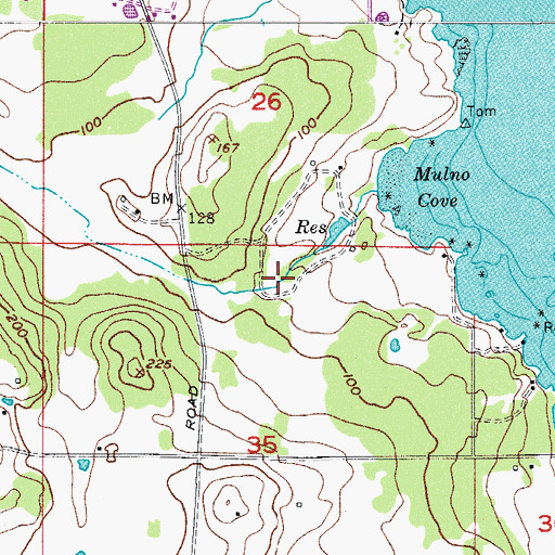 Topographic Map of Pratt Dam, WA