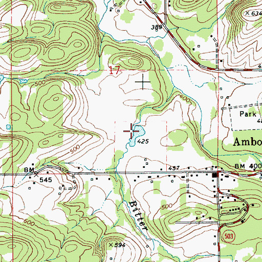 Topographic Map of Fassett Reservoir Dam, WA