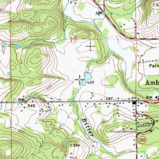Topographic Map of Fassett Reservoir, WA