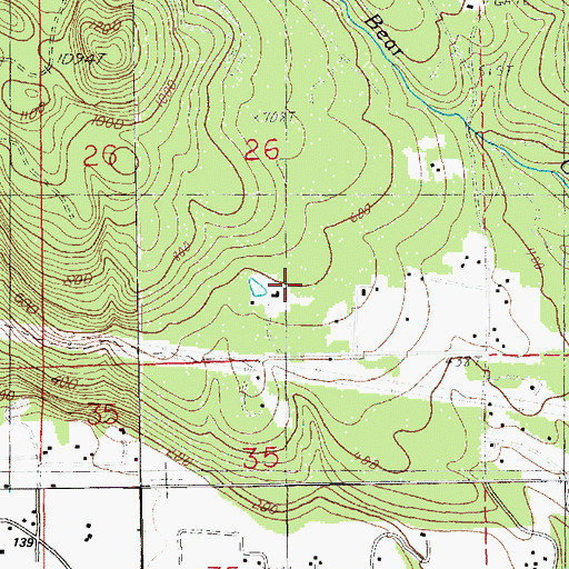 Topographic Map of Poplin Dam, WA