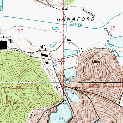Topographic Map of Dam Number One, WA
