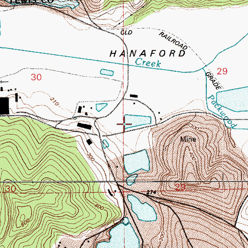Topographic Map of Pond Number One, WA