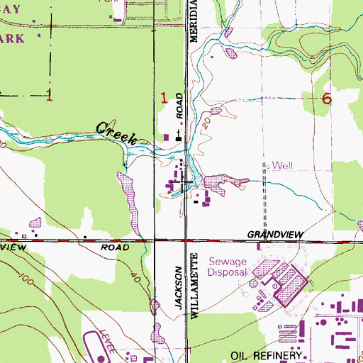 Topographic Map of Heide Pond, WA