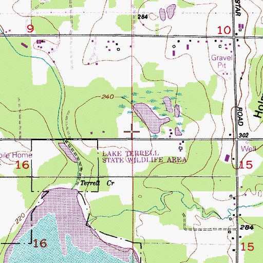 Topographic Map of Simonson Pond Dam, WA