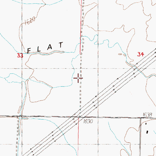 Topographic Map of Kohne Dam Number Two, WA