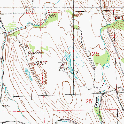 Topographic Map of Wright Ponds-West Pond Dam, WA