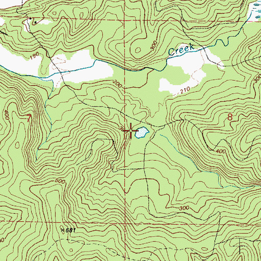 Topographic Map of Dunlap Pond Dam, WA