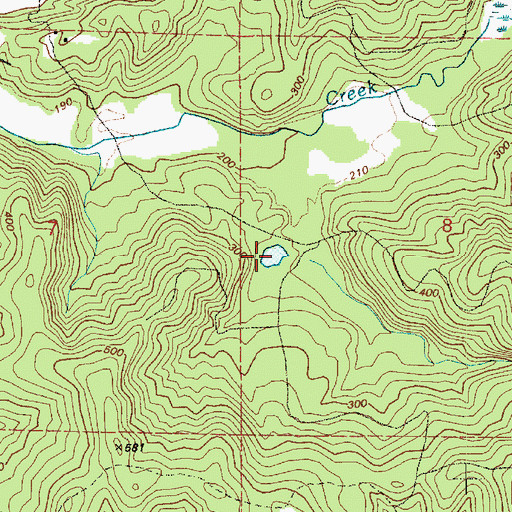 Topographic Map of Dunlap Pond, WA