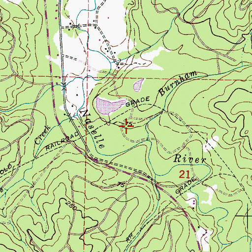 Topographic Map of Wirkkala Dam Number Three, WA