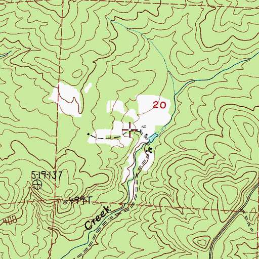 Topographic Map of Talbot Dam, WA