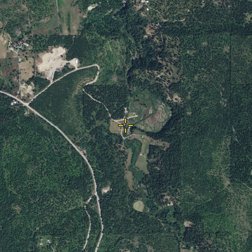 Aerial/Satellite Image of Ruby Dam, WA