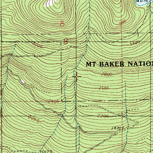 Topographic Map of Twin Sisters Pit Number Two Dam, WA