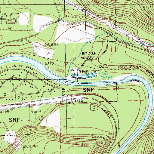 Topographic Map of Reiter-Skykomish Rearing Ponds, WA