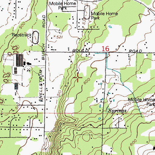 Topographic Map of Emery Pond Dam, WA