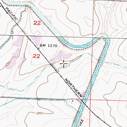 Topographic Map of Carnation Waste Pond Number Six, WA