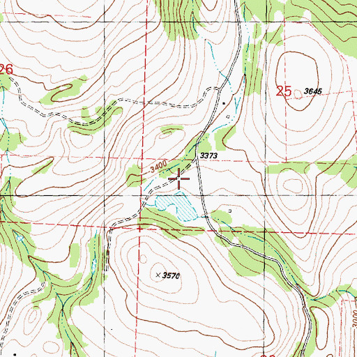 Topographic Map of Roylance Dam, WA