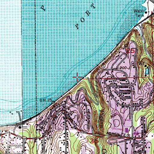 Topographic Map of Pigeon Creek Number 2, WA