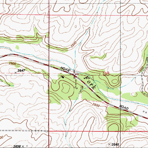 Topographic Map of Rock Creek Gun Club, WA