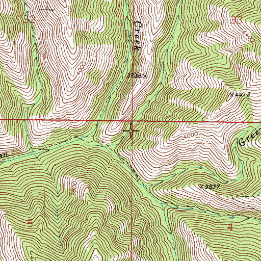 Topographic Map of Mill Creek Watershed, WA