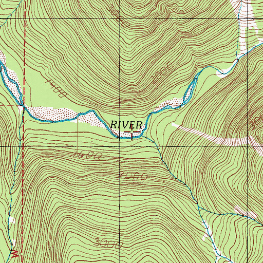 Topographic Map of Lake Creek, WA