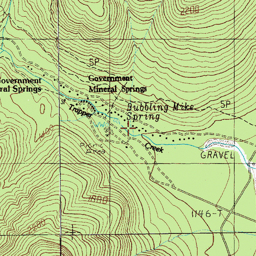 Topographic Map of Home Guard Station, WA
