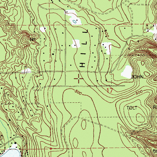 Topographic Map of Tolt Hill, WA