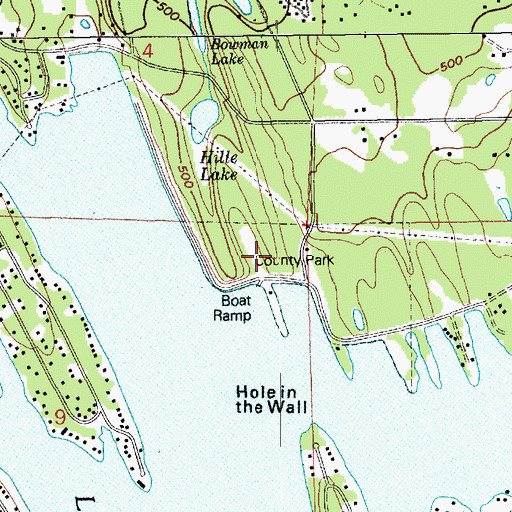 Topographic Map of Lake Tapps County Park, WA