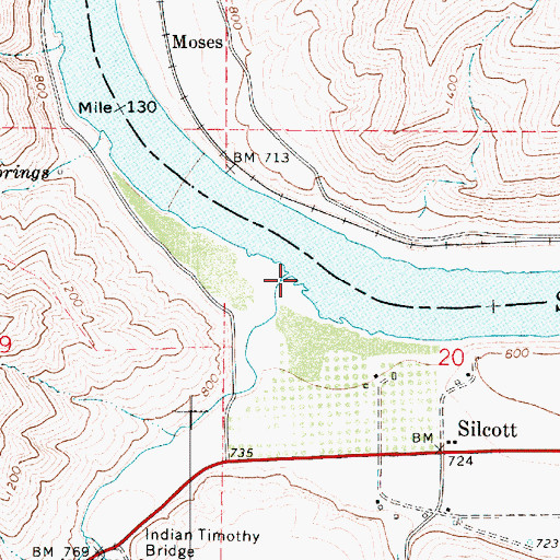 Topographic Map of Alpowa Creek, WA